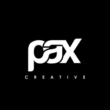 PAX Letter Initial Logo Design Template Vector Illustration