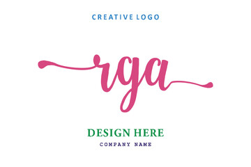 RGA lettering logo is simple, easy to understand and authoritative