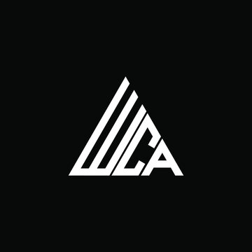 WCA letter logo creative design. WCA unique design
