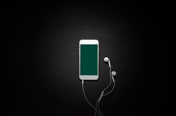 Smartphone with a blank screen