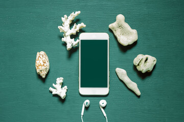 Smartphone with a blank screen