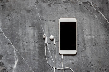 Smartphone with a blank screen