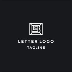 Letter LB Abstract logo design template