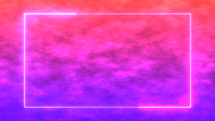 Nebular space background with neon saber for background
