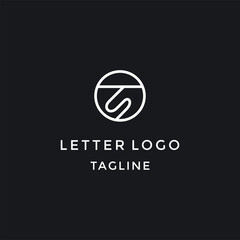 Letter ST Abstract logo design template