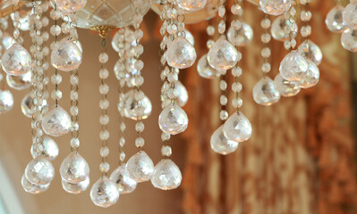 water drops on a glass