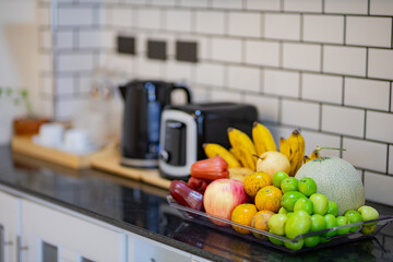 close up of a kitchen counter