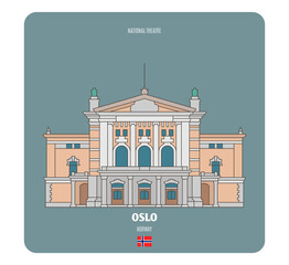 National Theatre in Oslo, Norway