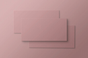 Business card blank mockup