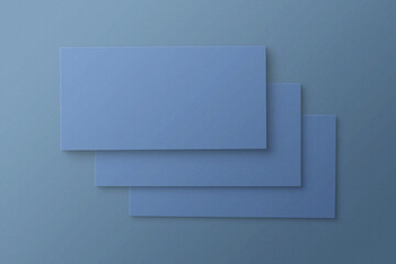 Business card blank mockup