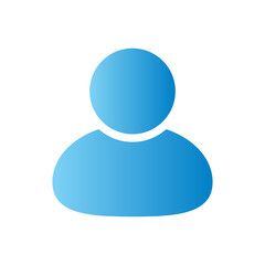 user icon with gradient