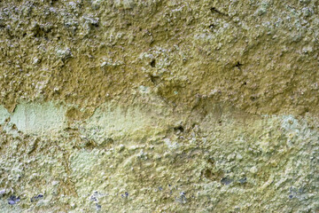 Abstract old yellow paint background. Detail crack wall texture