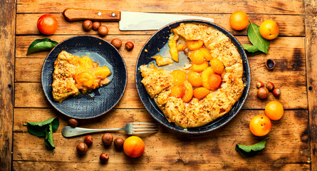 Rustic plum cake