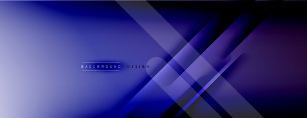 Abstract background. Shadow lines on bright shiny gradient background.