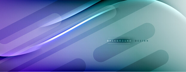 Abstract background. Shadow lines on bright shiny gradient background.