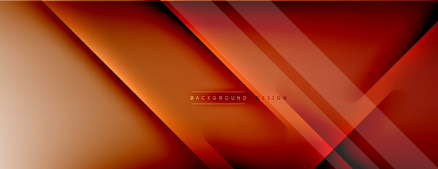 Abstract background. Shadow lines on bright shiny gradient background.