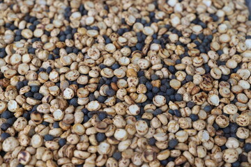 background of buckwheat