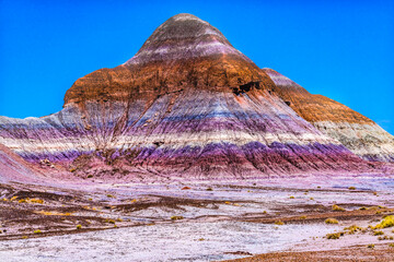 Colorful The Tepees Painted Desert Petrified Forest National Park Arizona