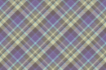 Seamless pattern of scottish tartan plaid. Repeatable background with check fabric texture. Vector backdrop striped textile print.