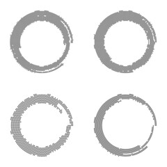 Set of abstract frame.