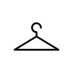 Wooden suit hanger vector icons set. Wooden icon. cloakroom illustration symbol collection.