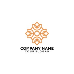 simple ornament logo