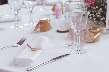 table mariés