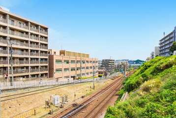 郊外の住宅地　横浜