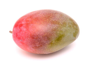 Agriculture of Gran Canaria - ripe large mango fruit isolated on white background