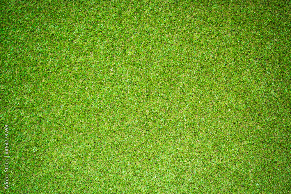 Sticker artificial green grass texture for background