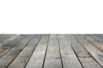 old wooden floor on white background