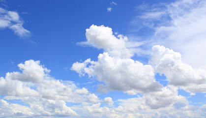 blue sky with clouds