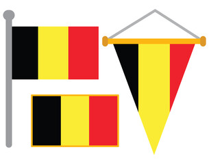 belgium flags