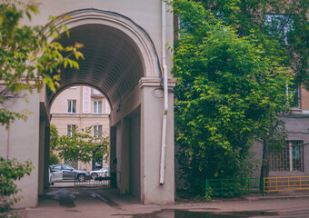 entrance to the house