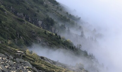 brume montagne