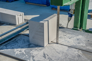 Band Saw for foam concrete blocks cutting