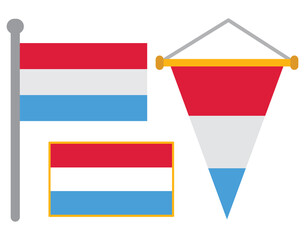 LUXEMBOURG FLAGS