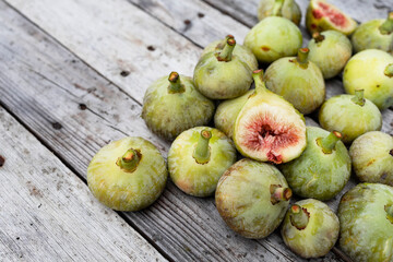 Ripe and sweet figs, a healthy sweet