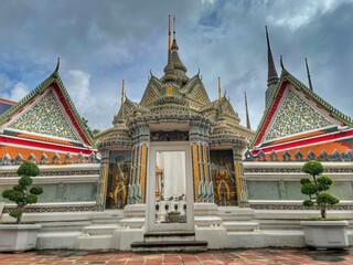 Fototapeta premium Scenery of Watpho Temple in Thailand