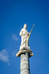 Beautiful landscaped park. Museum-estate in Moscow. Kuskovo Moscow park. Landscaping. Alleys in the park