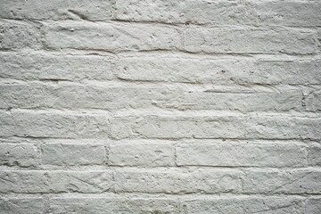 White distressed brick wall texture. Photo background.