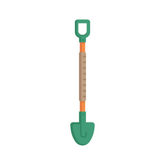 bayonet shovel in flat style