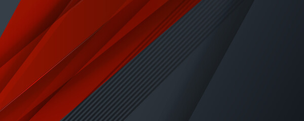 Obraz premium Red and gold abstract background