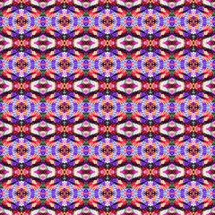 Colorful seamless portuguese ethnic tiles azulejos. Ikat spanish tile pattern Italian majolica. Mexican puebla talavera Moroccan,Turkish floor tiles. Ethnic tile design. Tiled texture for flooring.