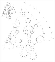Pizza Slice Icon Dot To Dot Y_2108001