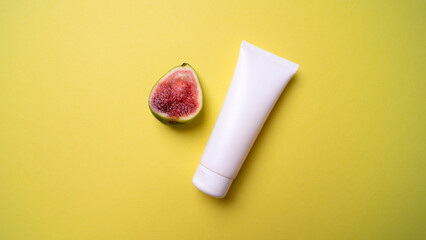 clean packaging of hand or face cream