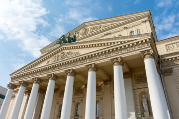 The Bolshoi theater on teatralnaya square.