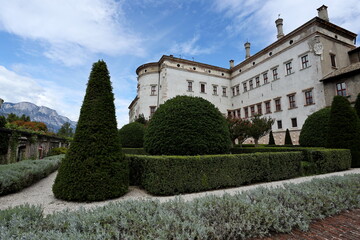 Fototapeta na wymiar The Buonconsiglio Castle is one of the best known buildings in Trento and one of the largest monumental complexes in Trentino-Alto Adige.