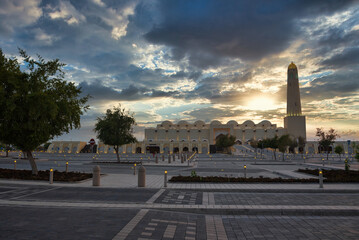 Qatar State Grand Mosque. Imam Abdul Wahab Mosque. 