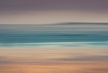 sunset over the sea